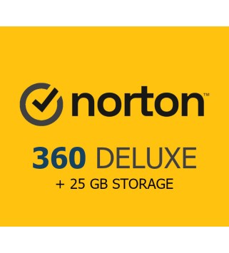 Norton 360 Deluxe 2 Jahre / 3 Geräte + 25 GB Cloud Storage Key EUROPE